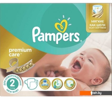  - Детские подгузники Pampers Premium Care 2 Mini (160 шт) - Premium Care 2 Mini (160 шт)