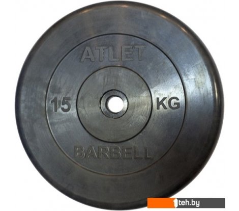 - Гантели, гири, штанги MB Barbell Атлет 26 мм (1x15 кг) - Атлет 26 мм (1x15 кг)