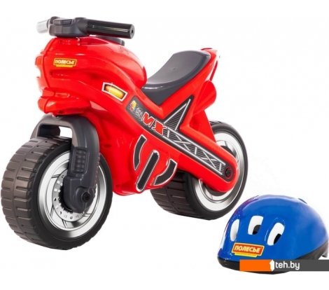  - Каталки, педальные машинки Полесье МХ 46765 (со шлемом) - МХ 46765 (со шлемом)