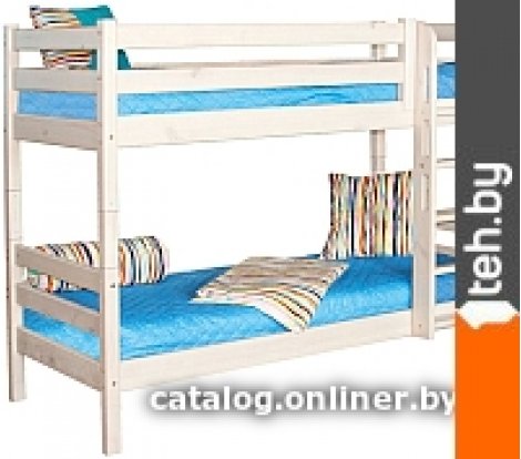  - Кровати Мебельград Соня вариант 9 (массив сосны белый) - Соня вариант 9 (массив сосны белый)