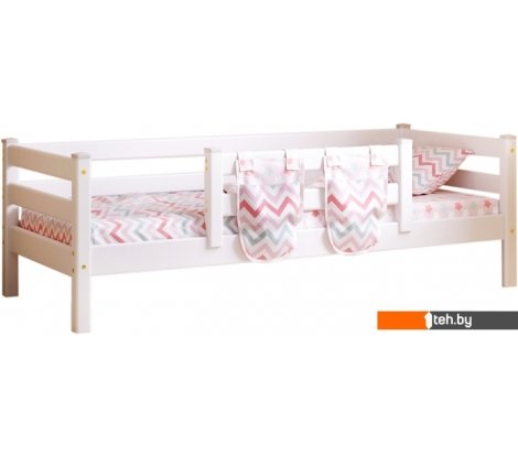  - Кровати Мебельград Соня вариант 4 (массив сосны белый) - Соня вариант 4 (массив сосны белый)