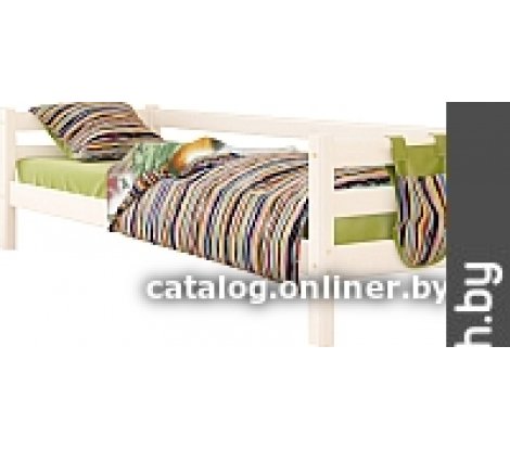  - Кровати Мебельград Соня вариант 2 (массив сосны белый) - Соня вариант 2 (массив сосны белый)