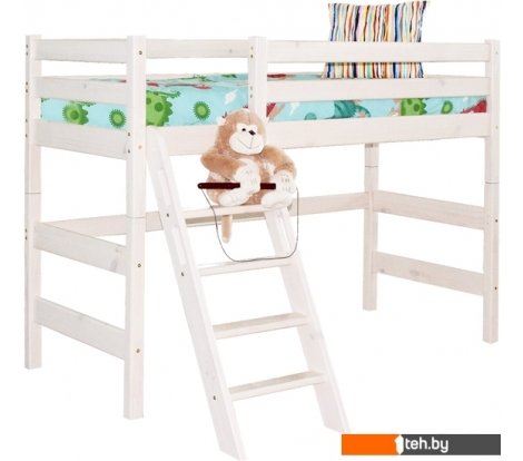  - Кровати Мебельград Соня вариант 6 (массив сосны белый) - Соня вариант 6 (массив сосны белый)