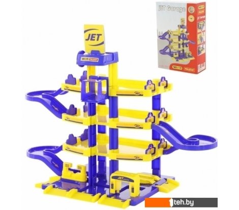  - Детские автотреки, трассы Полесье Паркинг JET 4-уровневый 40213 - Паркинг JET 4-уровневый 40213