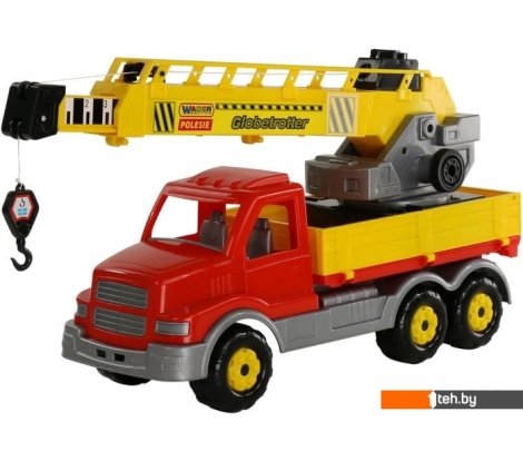  - Игрушечный транспорт Полесье Сталкер автомобиль-кран с поворотной платформой 56511 - Сталкер автомобиль-кран с поворотной платформой 56511