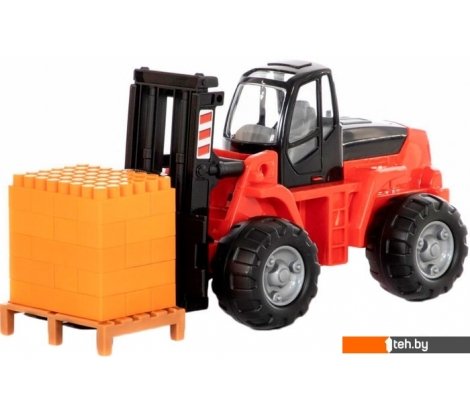  - Конструкторы Полесье 1633 Автокар + конструктор Супер-Микс (красный) - 1633 Автокар + конструктор Супер-Микс (красный)