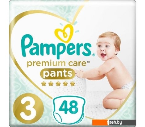  - Детские подгузники Pampers Premium Care Pants 3 Midi (48 шт) - Premium Care Pants 3 Midi (48 шт)