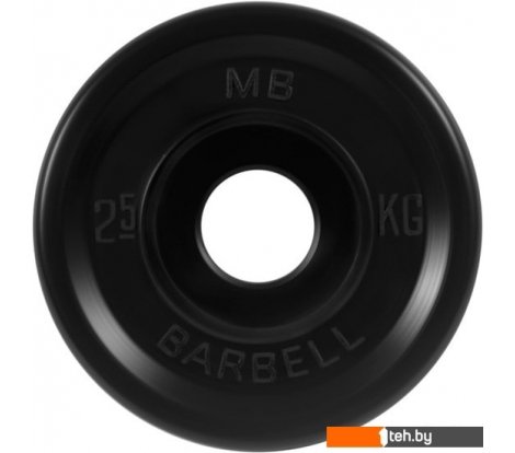  - Гантели, гири, штанги MB Barbell Евро-классик 51 мм (1x2.5 кг) - Евро-классик 51 мм (1x2.5 кг)