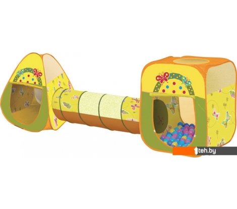  - Игровые домики и палатки Ching-ching Дом Бабочки (конус+квадрат+туннель) - Дом Бабочки (конус+квадрат+туннель)