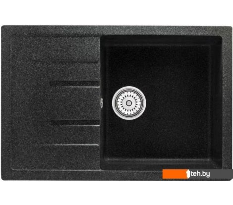 - Кухонные мойки Berge BR-7603 (черный матовый) - BR-7603 (черный матовый)