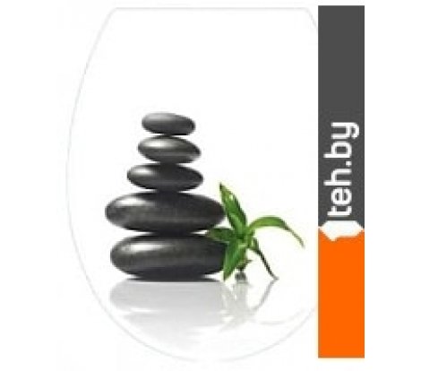  - Сиденья и крышки для унитазов и биде Bisk Iris Foto 04153 (камни) - Iris Foto 04153 (камни)