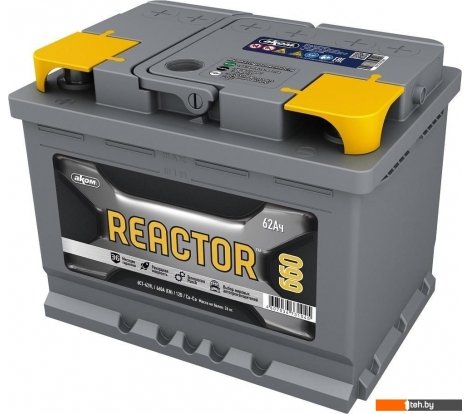  - Автомобильные аккумуляторы AKOM Reactor 6СТ-62e (62 А·ч) - Reactor 6СТ-62e (62 А·ч)