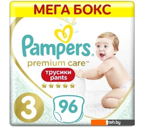  - Детские подгузники Pampers Premium Care Pants 3 Midi (96 шт) - Premium Care Pants 3 Midi (96 шт)