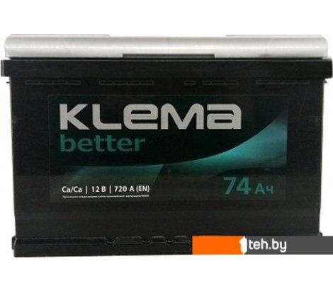  - Автомобильные аккумуляторы Klema Better 6СТ-74А(0) (74 А·ч) - Better 6СТ-74А(0) (74 А·ч)