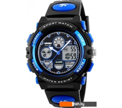  - Наручные часы Skmei 1163 (черный/синий) - 1163 (черный/синий)