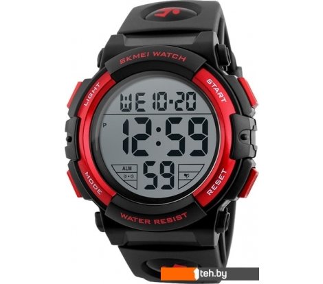  - Наручные часы Skmei 1258 (черный/красный) - 1258 (черный/красный)