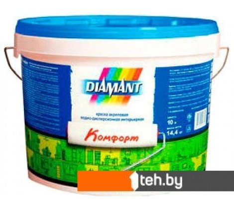  - Краски и эмали Diamant Комфорт 10 л (белый) - Комфорт 10 л (белый)