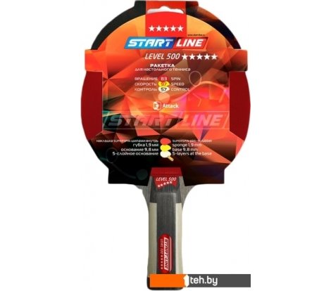  - Ракетки, мячи и аксессуары для настольного тенниса Start Line Level 500 12603 - Level 500 12603