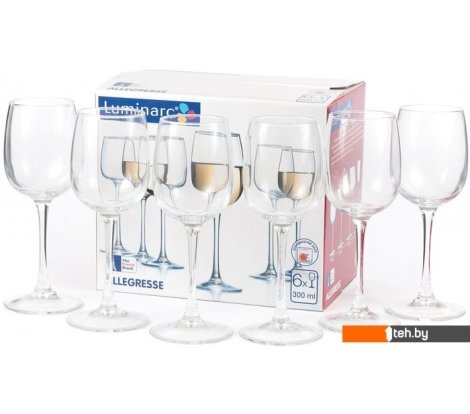  - Стаканы, бокалы, рюмки Luminarc Allegresse J8164 - Allegresse J8164
