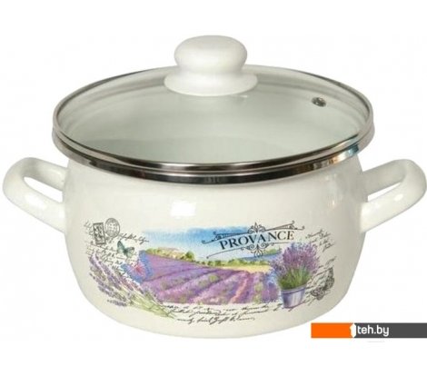  - Кастрюли Сантэкс Лаванда 1-2425112 (белый) - Лаванда 1-2425112 (белый)