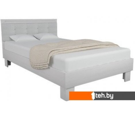  - Кровати Аквилон Азалия №1200М (бодега белый/белый пунто) - Азалия №1200М (бодега белый/белый пунто)