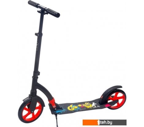  - Самокаты Indigo Go IN049 (черный/красный) - Go IN049 (черный/красный)