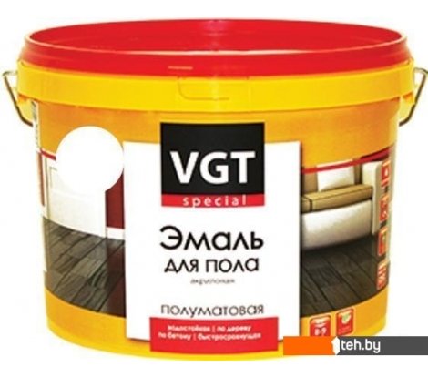  - Краски и эмали VGT Профи для пола База А ВД-АК-1179 2.5 кг (супербелая) - Профи для пола База А ВД-АК-1179 2.5 кг (супербелая)