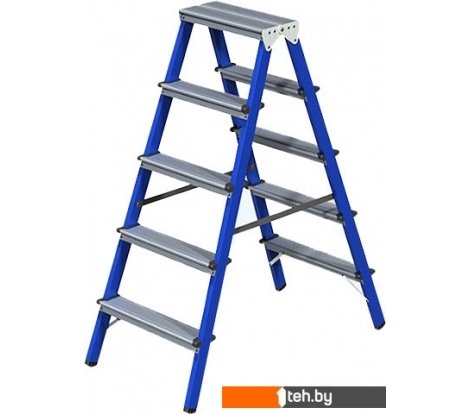  - Лестницы и стремянки Новая высота NV 114 двухсторонняя 2x5 ступеней - NV 114 двухсторонняя 2x5 ступеней