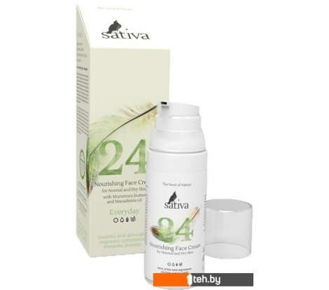  - Косметика по уходу за лицом Sativa Крем для лица питательный №24 - Крем для лица питательный №24