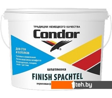  - Шпатлевка Condor Finish Spachtel 16 кг (белый) - Finish Spachtel 16 кг (белый)