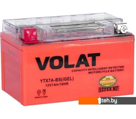 - Мотоциклетные аккумуляторы VOLAT YTX7A-BS(iGEL) (7 А·ч) - YTX7A-BS(iGEL) (7 А·ч)