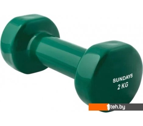  - Гантели, гири, штанги Sundays IR92005 2 кг (зеленый) - IR92005 2 кг (зеленый)