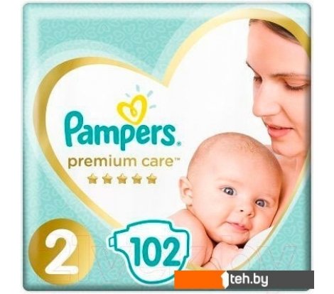  - Детские подгузники Pampers Premium Care 2 (102 шт) - Premium Care 2 (102 шт)