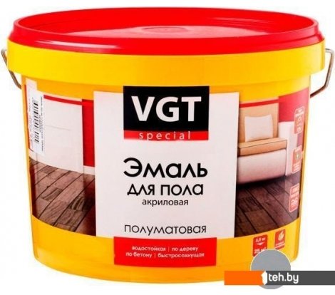  - Краски и эмали VGT Профи для пола ВД-АК-1179 2.5 кг (серый) - Профи для пола ВД-АК-1179 2.5 кг (серый)