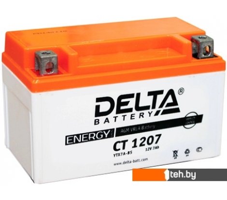 - Мотоциклетные аккумуляторы Delta CT 1207 (7 А·ч) - CT 1207 (7 А·ч)