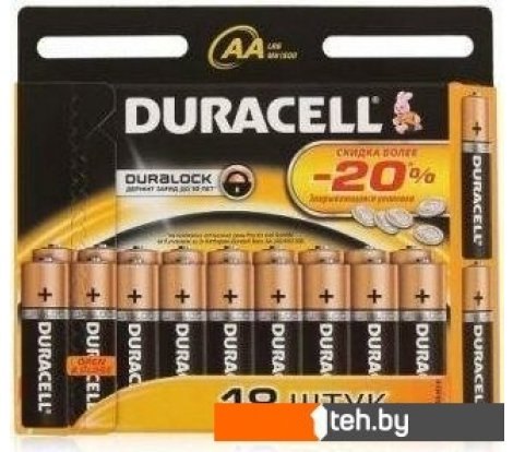  - Батарейки, аккумуляторы, зарядные DURACELL Basic LR03 18 шт - Basic LR03 18 шт