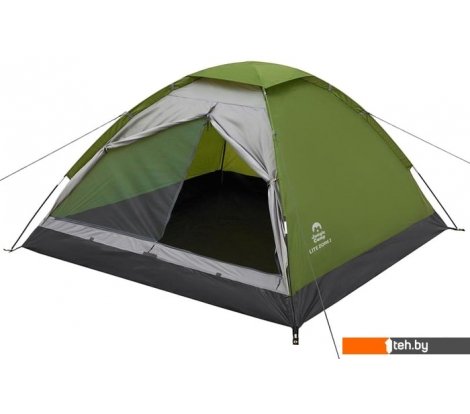 - Палатки Jungle Camp Lite Dome 4 (зеленый/серый) - Lite Dome 4 (зеленый/серый)