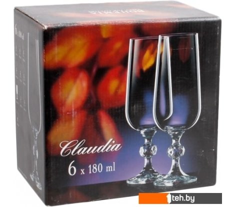  - Стаканы, бокалы, рюмки Bohemia Crystal Claudia 40149/180 - Claudia 40149/180