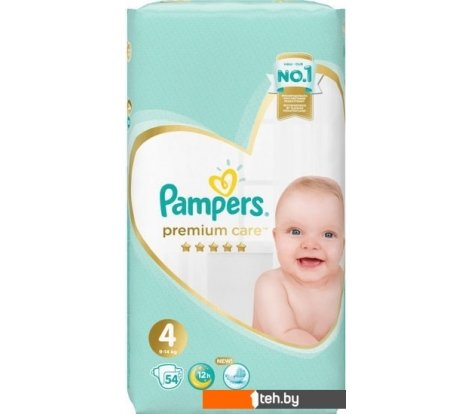  - Детские подгузники Pampers Premium Care 4 (54 шт) - Premium Care 4 (54 шт)