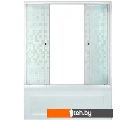  - Шторки и карнизы для ванн и поддонов Triton Аква Мозаика 150 - Аква Мозаика 150