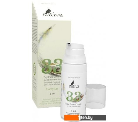  - Косметика по уходу за лицом Sativa Крем для лица №33 - Крем для лица №33