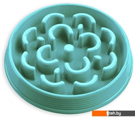  - Миски, поилки, кормушки для животных TarHong Slow Chow 700 мл (голубой) - Slow Chow 700 мл (голубой)