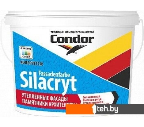  - Краски и эмали Condor Fassadenfarbe Silacryt 15 кг (белый матовый) - Fassadenfarbe Silacryt 15 кг (белый матовый)