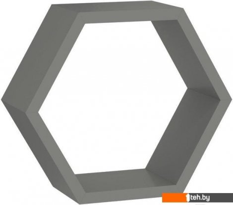  - Полки, стеллажи, системы хранения Domax FHS 300 Hexagonal Shelf SZ / 67702 300x260x115x18 (серый) - FHS 300 Hexagonal Shelf SZ / 67702 300x260x115x18 (серый)