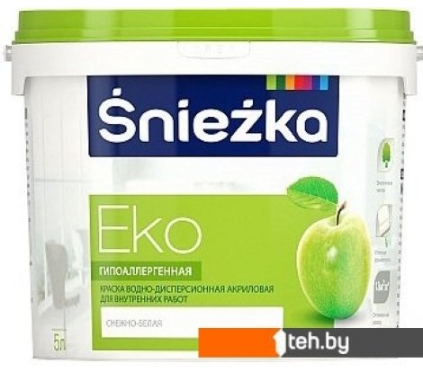  - Краски и эмали Sniezka Eko 10 л (снежно-белый) - Eko 10 л (снежно-белый)