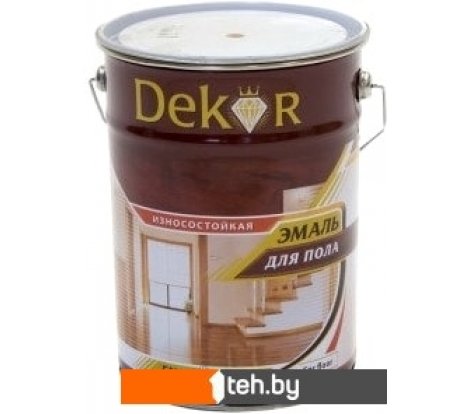 - Краски и эмали Dekor для пола (желтый/коричневый, 20 кг) - для пола (желтый/коричневый, 20 кг)