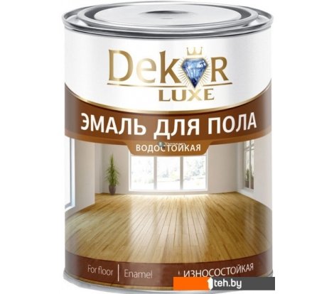 - Краски и эмали Dekor Для пола 20 кг (золотисто-коричневый) - Для пола 20 кг (золотисто-коричневый)