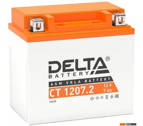  - Мотоциклетные аккумуляторы Delta CT 1207.2 (7 А·ч) - CT 1207.2 (7 А·ч)