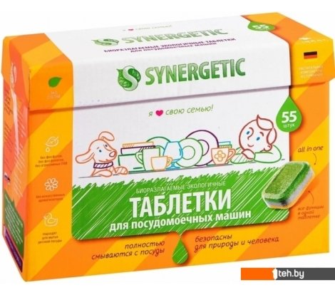  - Бытовая химия Synergetic Биоразлагаемые бесфосфатные (55 шт) - Биоразлагаемые бесфосфатные (55 шт)