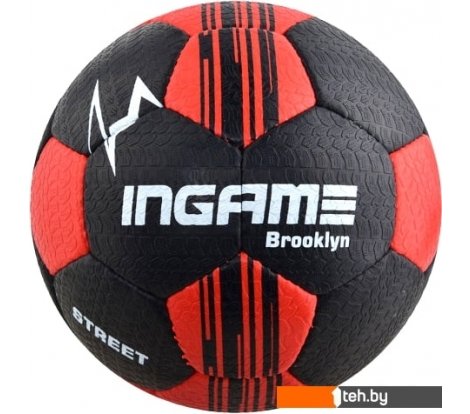  - Мячи Ingame Street Brooklin 2020 (5 размер, черный/красный) - Street Brooklin 2020 (5 размер, черный/красный)